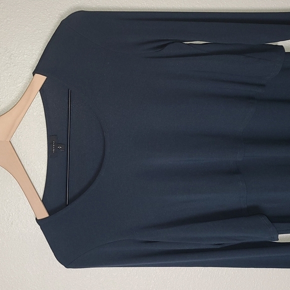 Theory Chevak Tiered Viscose Longsleeve Top - Picture 2 of 8